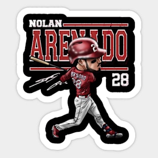 Nolan Arenado St. Louis Cartoon Sticker